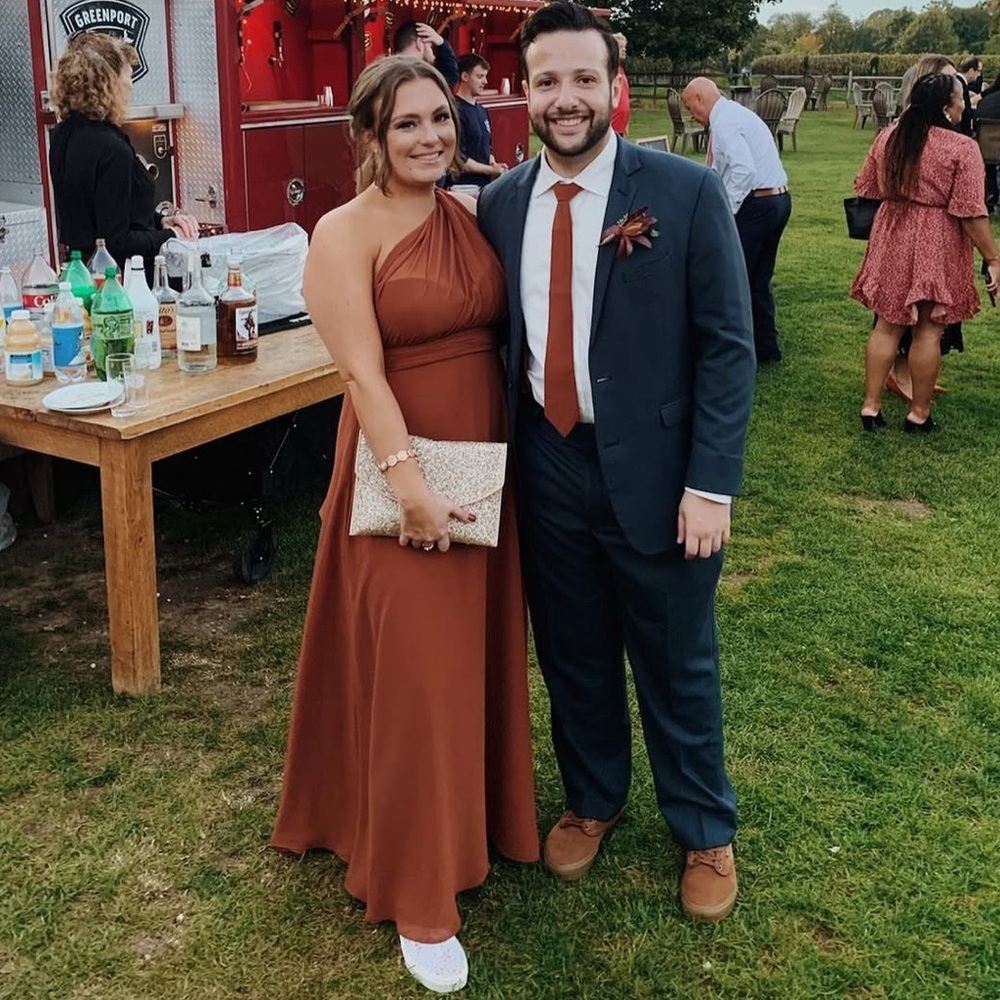 Revelry Rust Convertible Bridesmaids Dress